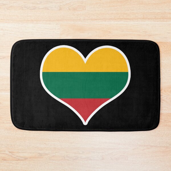 Item preview, Lithuania Flag Heart designed and sold by PKHalford.