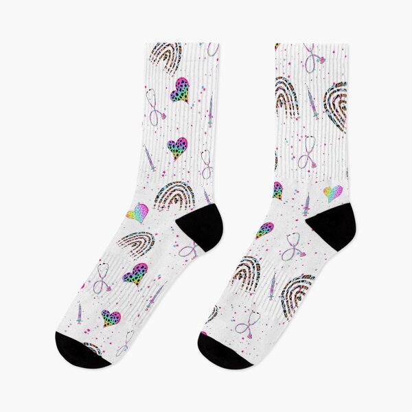 Item preview, Nurse Life Rainbow Pink Purple Blue Leopard Print designed and sold by Sweet-A-Dsignz.