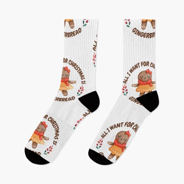 Item preview, ALL I WANT FOR CHRISTMAS IS GINGERBREAD - Funny Christmas Gift designed and sold by Fatamimosh.