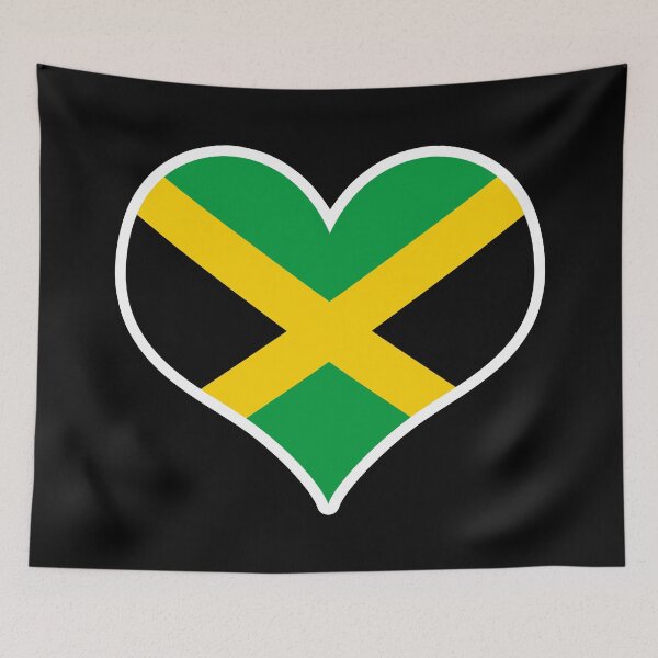 Item preview, Jamaica Flag Heart designed and sold by PKHalford.