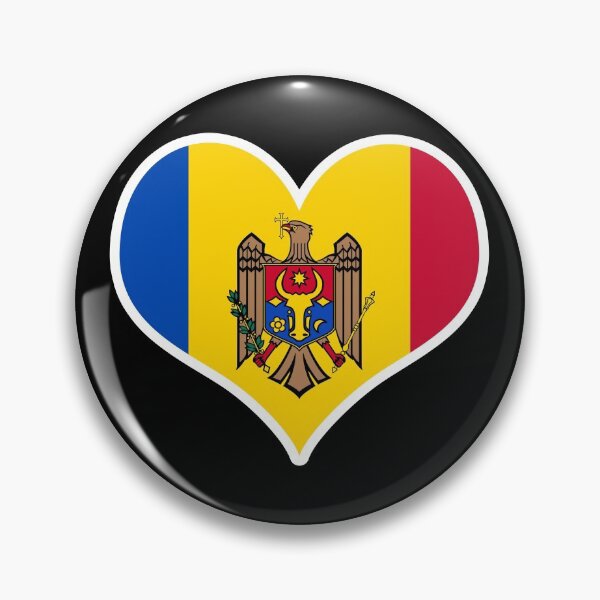 Item preview, Moldova Flag Heart designed and sold by PKHalford.