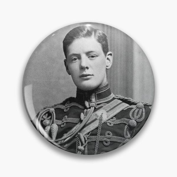 Item preview, Winston Churchill In The Dress Uniform Of The Queen's Own Hussar designed and sold by BritishYank.