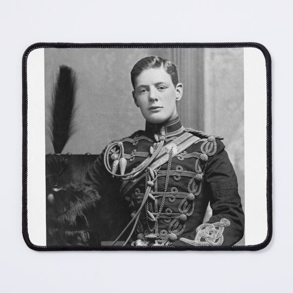 Item preview, Winston Churchill In The Dress Uniform Of The Queen's Own Hussar designed and sold by BritishYank.
