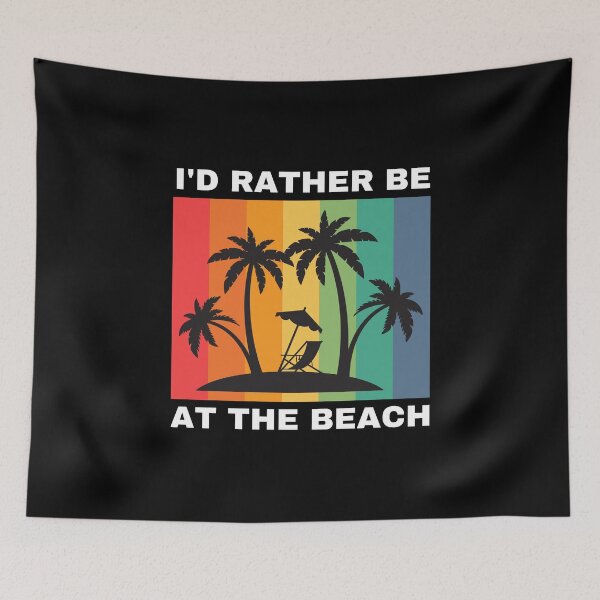 Item preview, I'd Rather Be at the Beach designed and sold by Crafty-Mornings.
