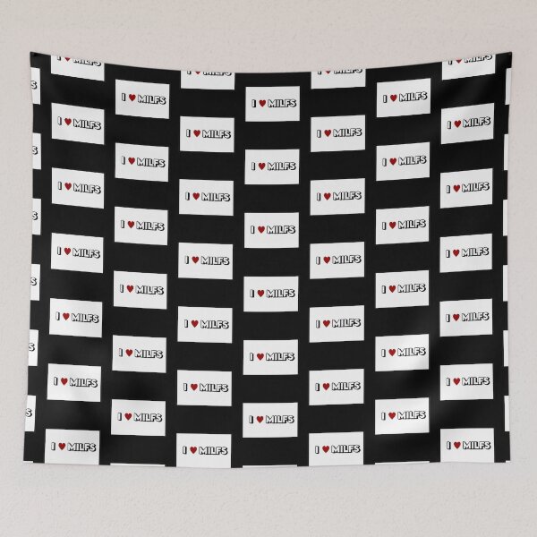 Artikelvorschau, I Heart MILFS Print entworfen und verkauft von madebymarolus.