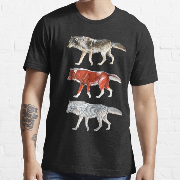 Wolf Anatomy Essential T-Shirt