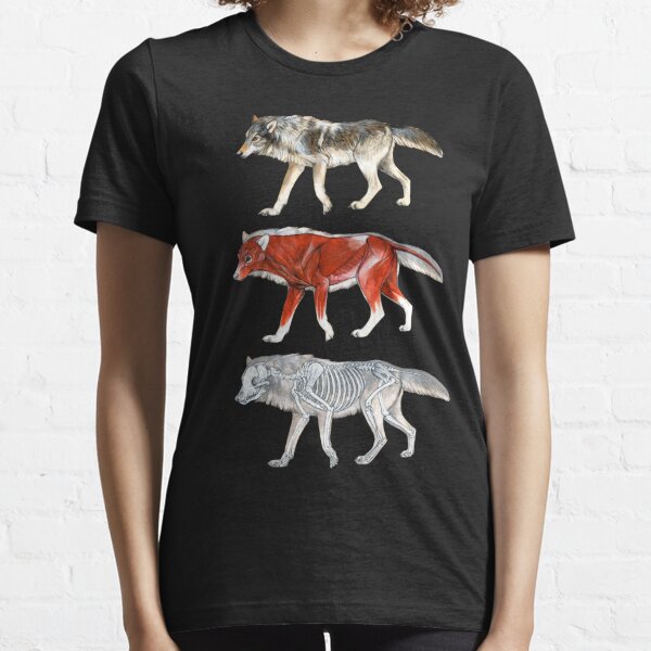Wolf Anatomy Essential T-Shirt