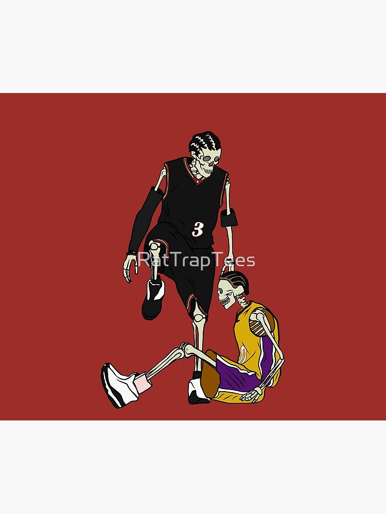 Allen Iverson Steps Over Tyronn Lue Low Poly Tapestry for Sale by  RatTrapTees