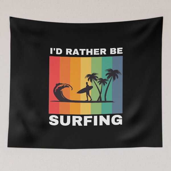 Item preview, I'd Rather Be Surfing designed and sold by Crafty-Mornings.