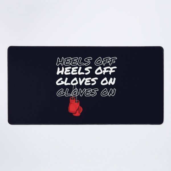 Item preview, Heels Off Gloves On women boxing designed and sold by Tecnofa.