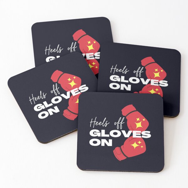 Aperçu de l'œuvre Heels Off Gants Sur la boxe féminine créée et vendue par Tecnofa.
