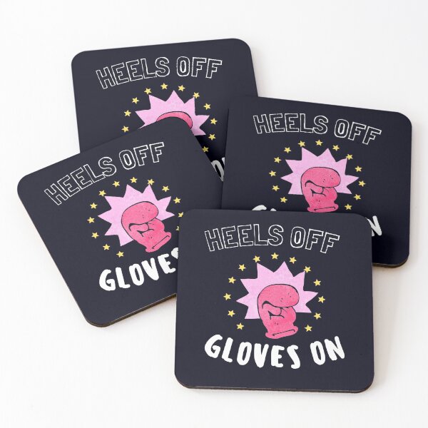 Aperçu de l'œuvre Heels Off Gants Sur la boxe féminine créée et vendue par Tecnofa.