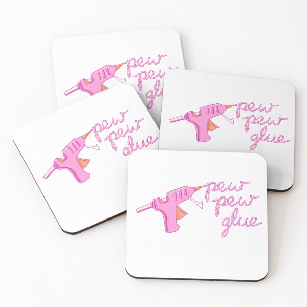 Item preview, Pew pew glue (pink) designed and sold by Science Lab Designs.