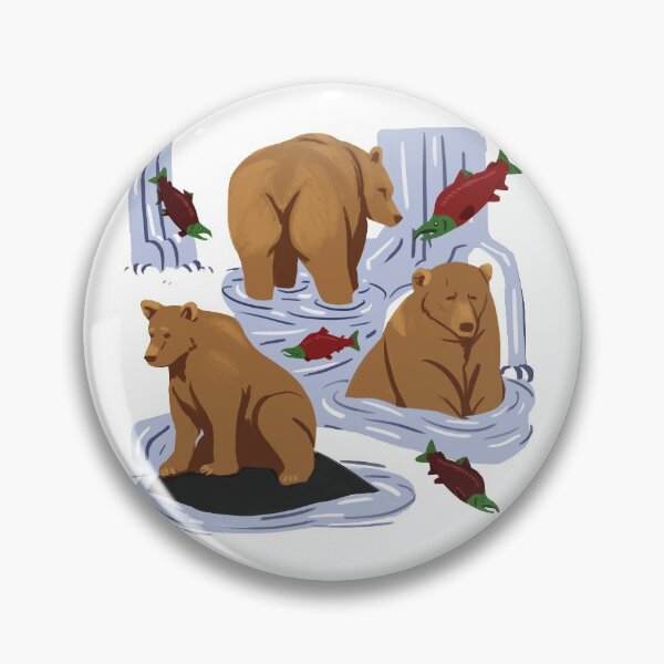 Item preview, Katmai Bears Block designed and sold by kirnetart.