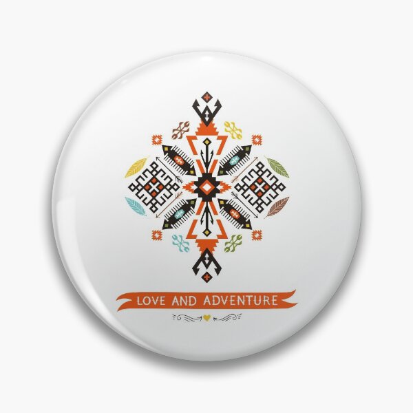 Item preview, Native Decorative Vector Black Orange designed and sold by RoselinLove.
