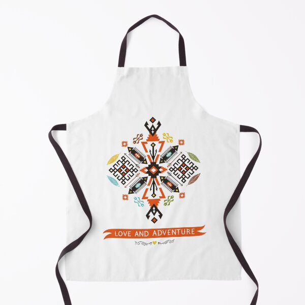 Item preview, Native Decorative Vector Black Orange designed and sold by RoselinLove.