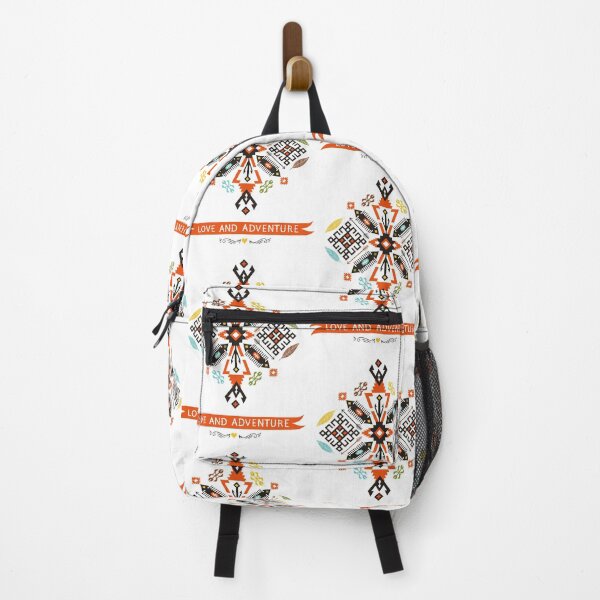 Item preview, Native Decorative Vector Black Orange designed and sold by RoselinLove.