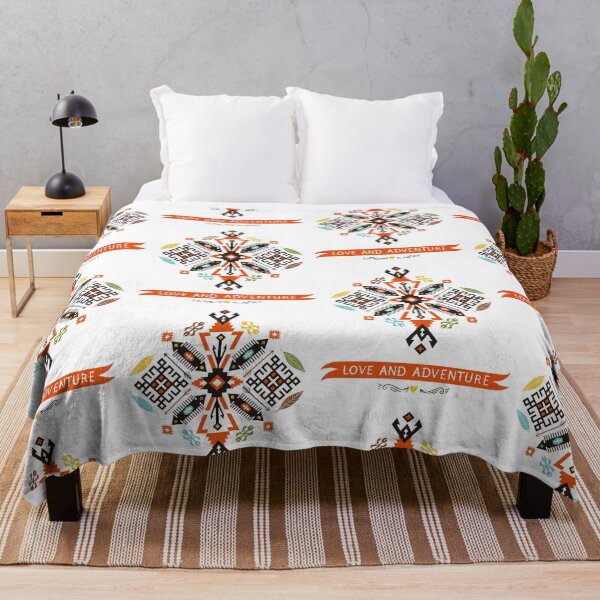 Item preview, Native Decorative Vector Black Orange designed and sold by RoselinLove.
