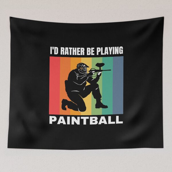 Item preview, I'd Rather Be Playing Paintball designed and sold by Crafty-Mornings.