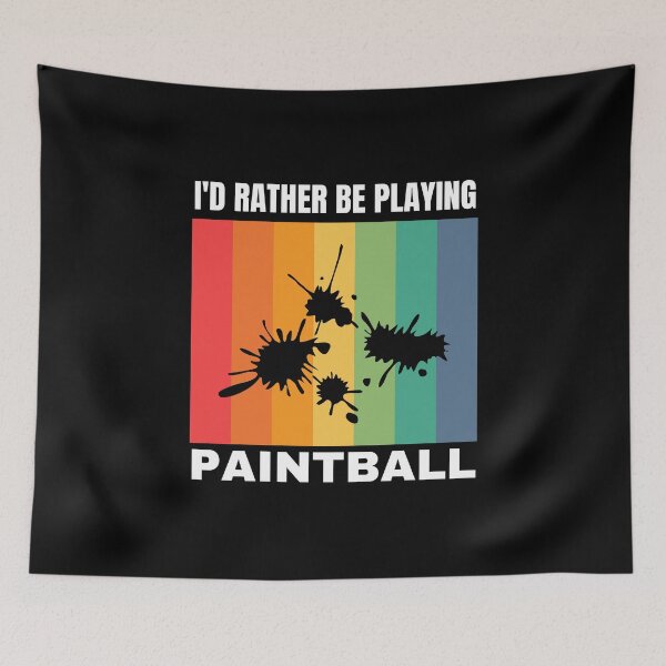 Item preview, I'd Rather Be Playing Paintball designed and sold by Crafty-Mornings.