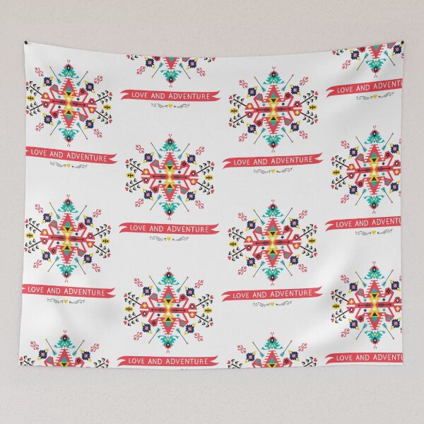 Item preview, Native Decorative Red designed and sold by RoselinLove.