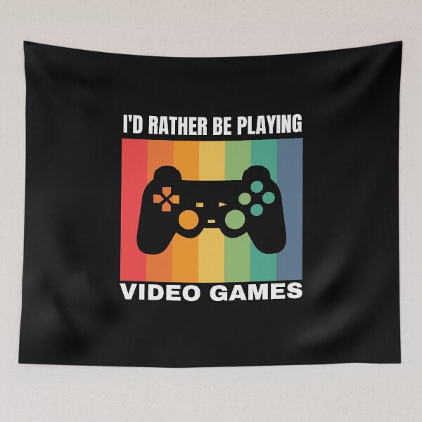 Item preview, I'd Rather Be Playing Video Games designed and sold by Crafty-Mornings.