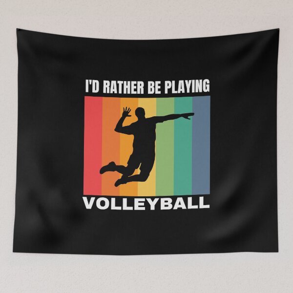 Item preview, I'd Rather Be Playing Volleyball designed and sold by Crafty-Mornings.