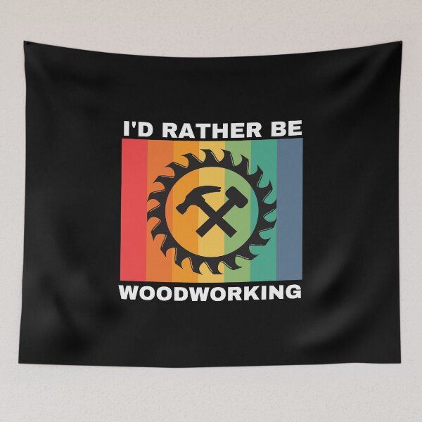 Item preview, I'd Rather Be Woodworking designed and sold by Crafty-Mornings.