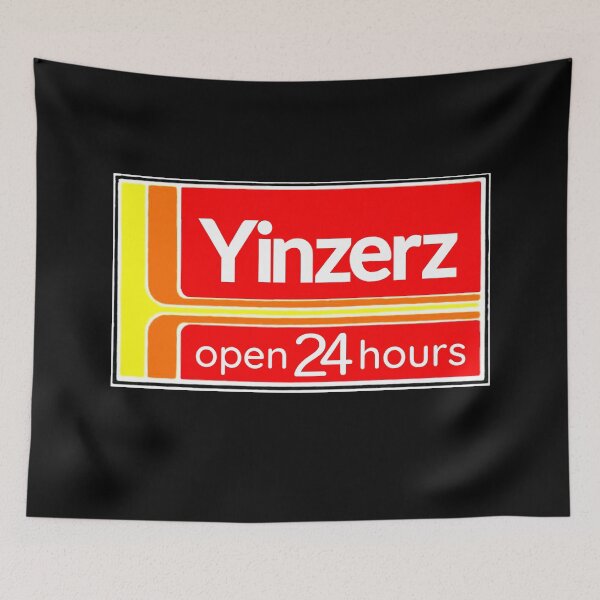 Aperçu de l'œuvre Yinzers Thème Rétro Dépanneur Signe Logo Throwback Blague Yinz Meme créée et vendue par Markver1.