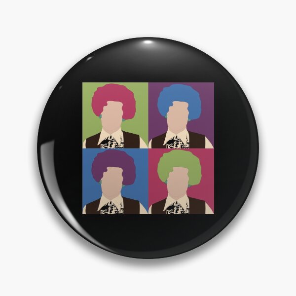 Item preview, Mrs Slocombe Are you Being Served, colourful grid design designed and sold by alteredillusion.
