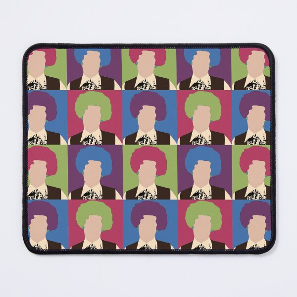 Item preview, Mrs Slocombe Are you Being Served, colourful grid design designed and sold by alteredillusion.