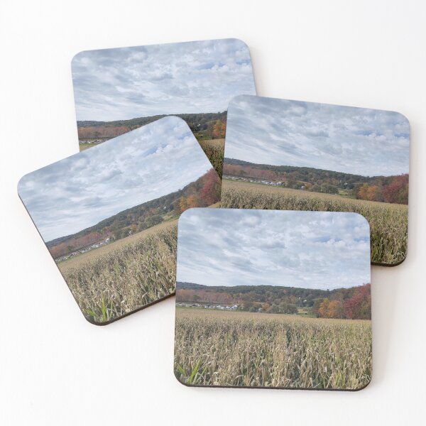Item preview, Corn plantation fall view designed and sold by Lumia Creations.