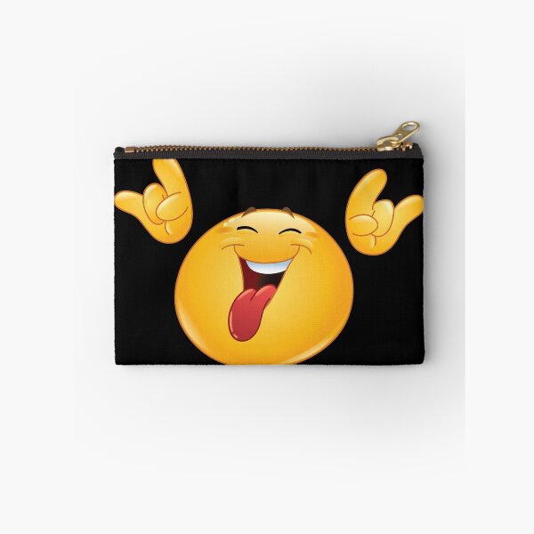 Item preview, Heavy Metal Head Emoji Emoticon designed and sold by Jandsgraphics.