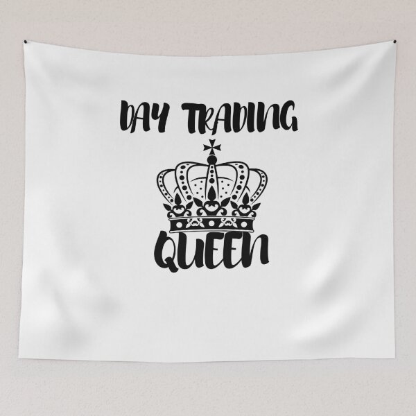 Item preview, Day Trading Queen- Funny -Unique -Gift for stock market, crypto, options trader, forex traders and day traders  designed and sold by TradingTeesKids.