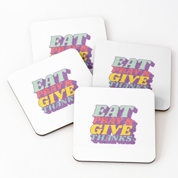 Item preview, Eat Pray Give Thanks Christian Quote designed and sold by garmentoffaith.