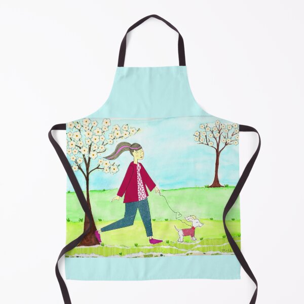 Item preview, Spring Dogwalk designed and sold by Mahli's  Artful Whimsy.