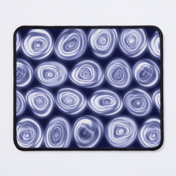 Item preview, Large Blue Squiggly Swirly Spiral Circles designed and sold by James-Cole.