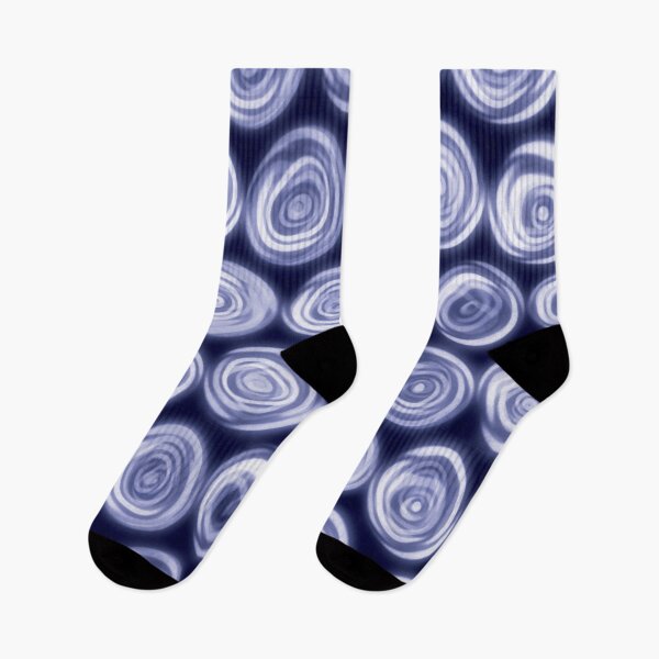 Item preview, Large Blue Squiggly Swirly Spiral Circles designed and sold by James-Cole.