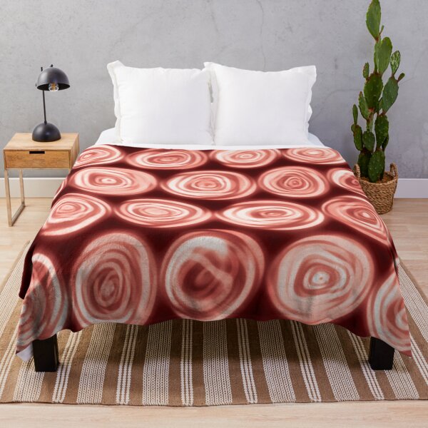 Item preview, Large Bright Red Squiggly Swirly Spiral Circles designed and sold by James-Cole.