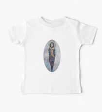 Floral spiral goddess Baby Tee