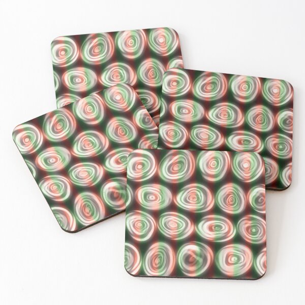 Item preview, Large Candy Cane Stripes Squiggly Swirly Spiral Circles designed and sold by James-Cole.