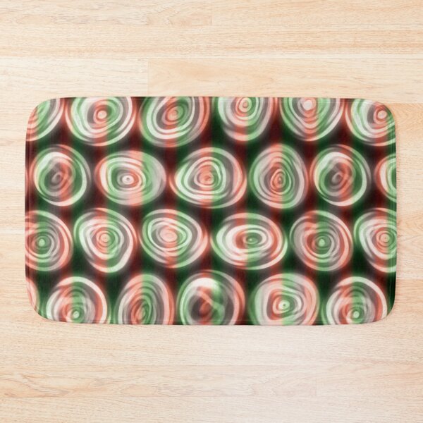 Item preview, Large Candy Cane Stripes Squiggly Swirly Spiral Circles designed and sold by James-Cole.