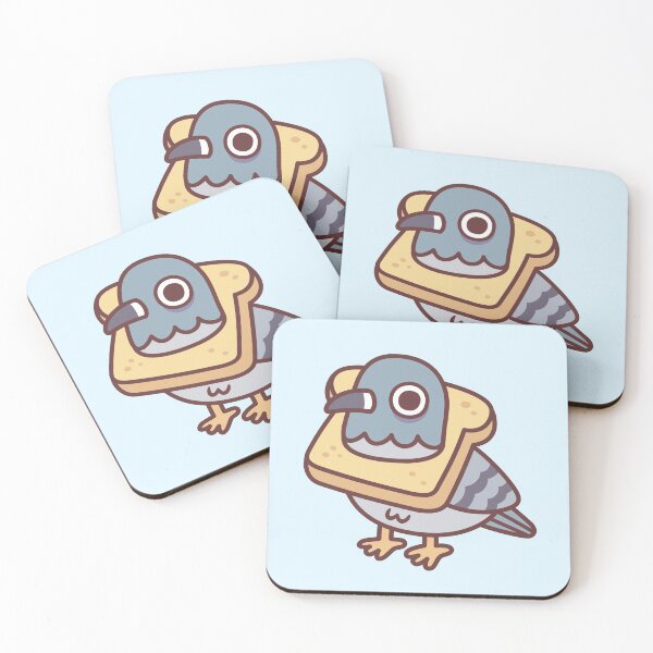 Item preview, Cute Pigeon With Bread Necklace Funny designed and sold by rustydoodle.