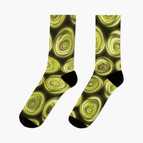 Item preview, Large Golden Yellow Squiggly Swirly Spiral Circles designed and sold by James-Cole.