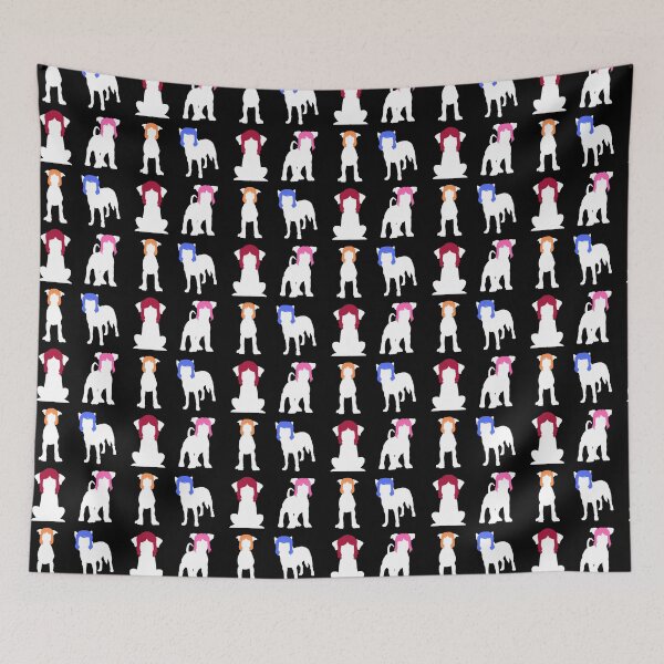 Item preview, Perros con pelucas designed and sold by Cardinal Designs.
