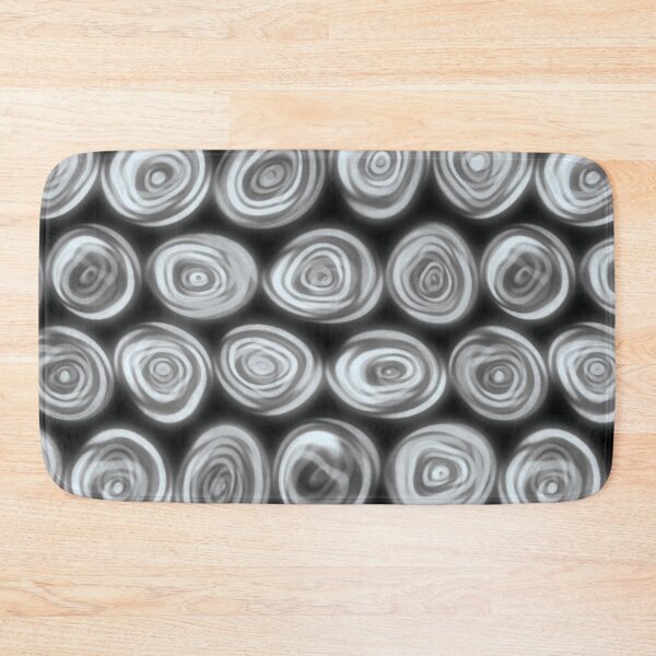 Item preview, Large Grey Squiggly Swirly Spiral Circles designed and sold by James-Cole.