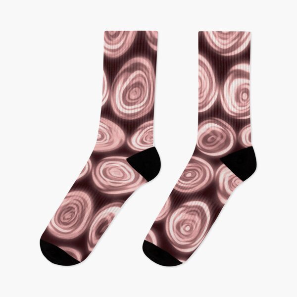 Item preview, Large Pink Rose Squiggly Swirly Spiral Circles designed and sold by James-Cole.