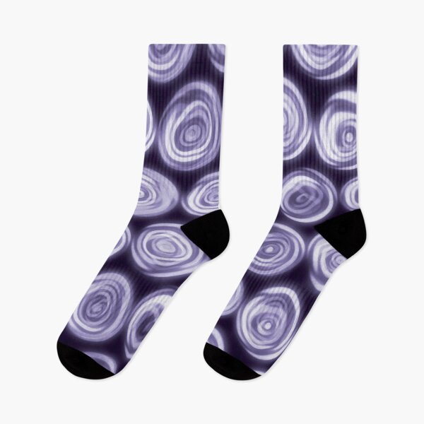 Item preview, Large Purple Lavender Lilac Squiggly Swirly Spiral Circles designed and sold by James-Cole.