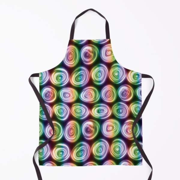 Item preview, Large Rainbow Stripes Squiggly Swirly Spiral Circles designed and sold by James-Cole.