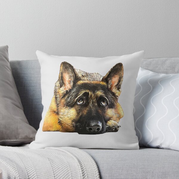 Item preview, German Shepherd Looking Up designed and sold by ElegantCat.